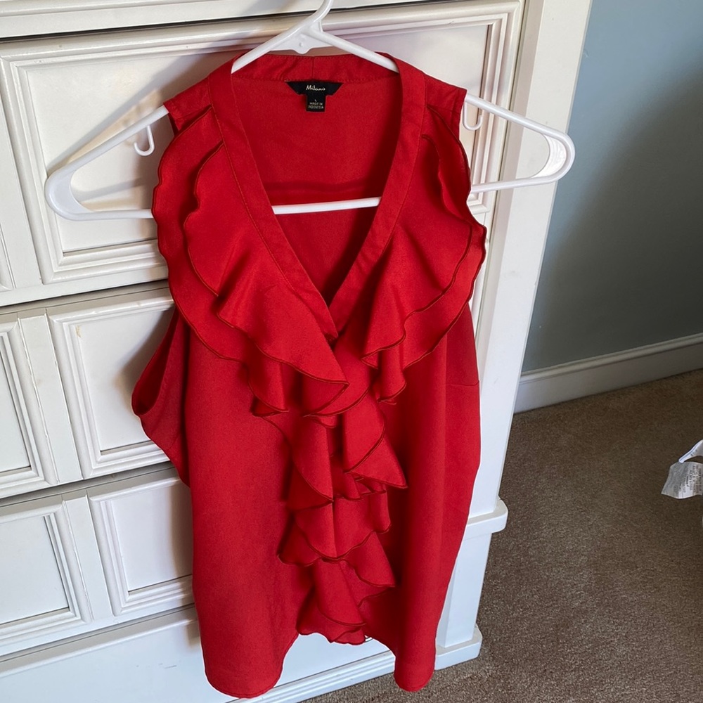 Rose colored Milano blouse, size L